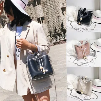 Fashion Women Transparent Confectionery Color Shoulder Bag crossbody bags for women Bucket Messenger Bag taschen women#35
Fashion Women Transparent Confectionery Color Shoulder Bag crossbody bags for women Bucket Messenger Bag taschen women#35