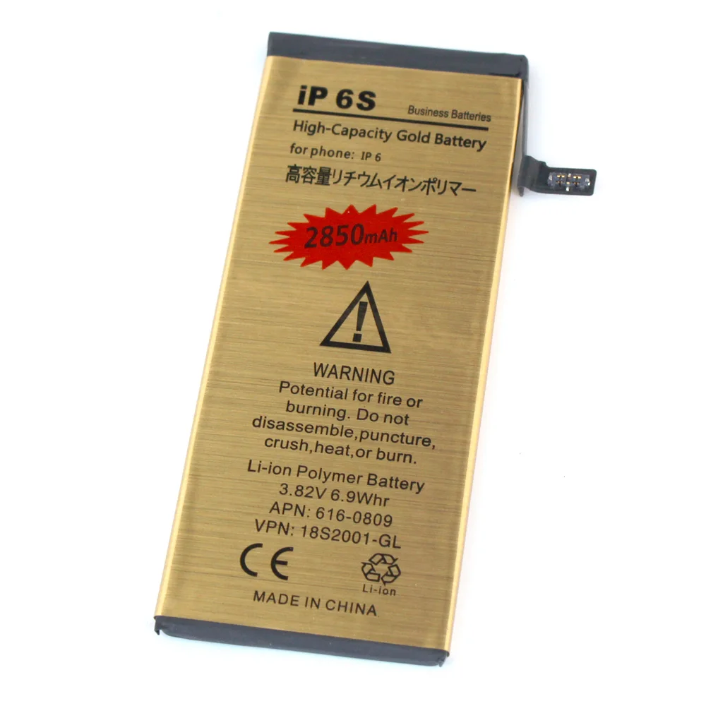 iP6S new 0 cycle Sealed package High Capacity Gold Battery For Apple iPhone 6s iphone6s Cell Mobile phone Batteries
iP6S new 0 cycle Sealed package High Capacity Gold Battery For Apple iPhone 6s iphone6s Cell Mobile phone Batteries