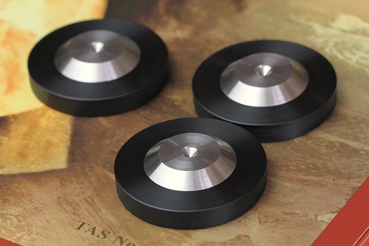 8pcs Large Speaker Amplifier Spike base Pad Feet Stainless Steel Graphite polymer stand Foot Pad 49X13mm
8pcs Large Speaker Amplifier Spike base Pad Feet Stainless Steel Graphite polymer stand Foot Pad 49X13mm