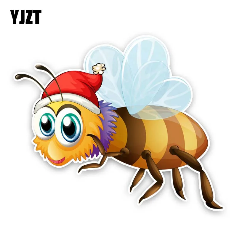 YJZT 14 1 см * 11 8 пчела с наклейка на шляпу ПВХ индивидуальная Автомобильная 12-300621 |