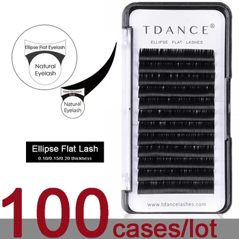 TDANCE 100Cases/Lot Eyelash Extension Flat Ellipse Lashes Matte Faux Mink False Eyelashes Supplies Individual Split Tips
TDANCE 100Cases/Lot Eyelash Extension Flat Ellipse Lashes Matte Faux Mink False Eyelashes Supplies Individual Split Tips