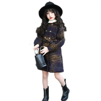 2018 New Autumn Winter Large Girls Wool Coat Woolen Plaid Jackets Dress Children Thick Warm Outerwear Princess Kids Clothing P61
2018 New Autumn Winter Large Girls Wool Coat Woolen Plaid Jackets Dress Children Thick Warm Outerwear Princess Kids Clothing P61