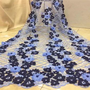 2018 Newest Blue Embroidered French Net Lace Fabric 3D Flower African Tulle Mesh Lace Fabric High Quality African Lace Fabric
2018 Newest Blue Embroidered French Net Lace Fabric 3D Flower African Tulle Mesh Lace Fabric High Quality African Lace Fabric