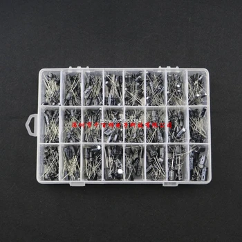 24values 500pcs Electrolytic Capacitor Organization Storage 0.1-1000uF Capacitors Assortment Box Kit
24values 500pcs Electrolytic Capacitor Organization Storage 0.1-1000uF Capacitors Assortment Box Kit