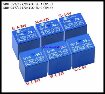 5pcs/Lot SONGLE Power Relay SRU-05VDC-SL-C , SRU-12VDC-SL-C , SRU-24VDC-SL-C 5Pin 5V 12V 24V 15A T70 Brand New
5pcs/Lot SONGLE Power Relay SRU-05VDC-SL-C , SRU-12VDC-SL-C , SRU-24VDC-SL-C 5Pin 5V 12V 24V 15A T70 Brand New
