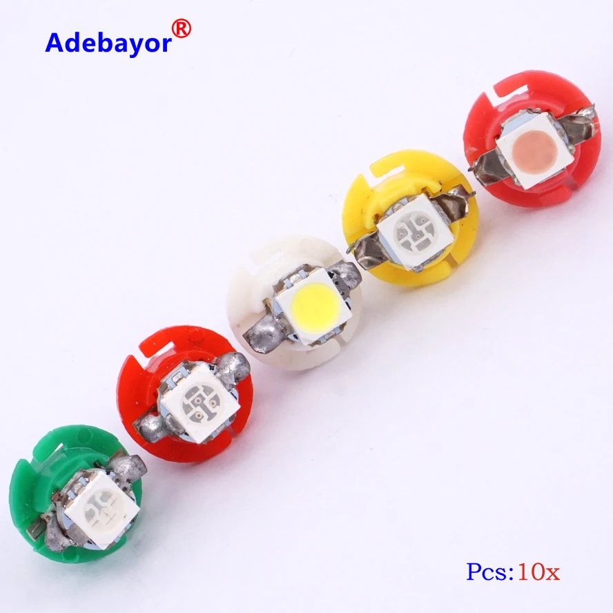 10XT5 Car B8.4D automotive vehicle Indicator Interior bulb Instrument lamp LED Lights12VDC Auto Dashboard Speedo lamp white blue
10XT5 Car B8.4D automotive vehicle Indicator Interior bulb Instrument lamp LED Lights12VDC Auto Dashboard Speedo lamp white blue