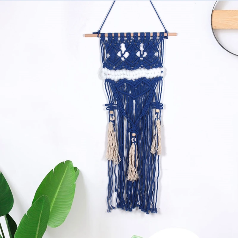 Hot Sale Handmade Lace Fringed Wall Hanging Art Woven Tapestry Bohemian Home Room Decoration
Hot Sale Handmade Lace Fringed Wall Hanging Art Woven Tapestry Bohemian Home Room Decoration