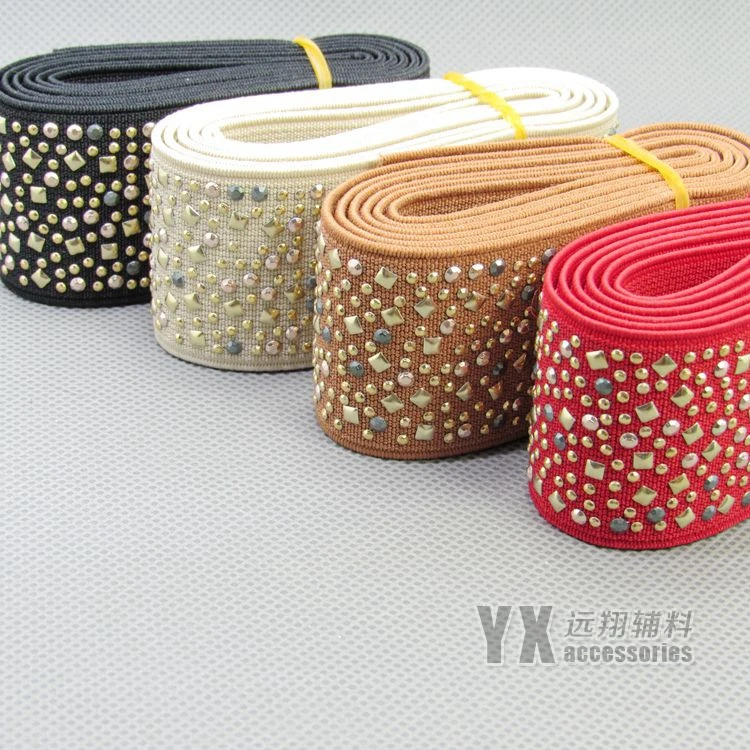 fashion decoration elastic band 2.5cm 4cm width 2meters elastic webbing with Rhinestones Sequins DIY skirt clothing softy belt
fashion decoration elastic band 2.5cm 4cm width 2meters elastic webbing with Rhinestones Sequins DIY skirt clothing softy belt