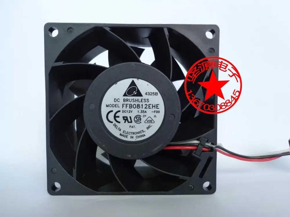 3-проводной серверный Вентилятор охлаждения Delta Electronics FFB0812EHE F00 DC 12 В 1,35 а 80x80x38 мм
3-проводной серверный Вентилятор охлаждения Delta Electronics FFB0812EHE F00 DC 12 В 1,35 а 80x80x38 мм
