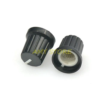 10/50/100Pcs Knurled Knob 6mm Shaft Hole Dia Plastic Volume Control Potentiometer Knob Cap
10/50/100Pcs Knurled Knob 6mm Shaft Hole Dia Plastic Volume Control Potentiometer Knob Cap
