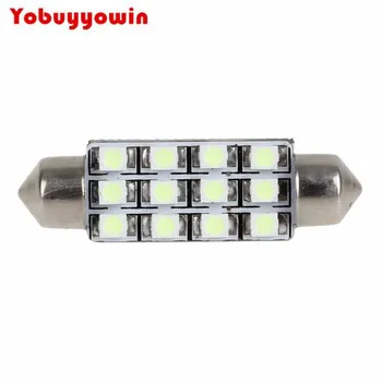 10pcs Ice Blue Festoon Cap 12-3528-SMD 42mm LED Lights Interior Dome Map Trunk Cargo Footwell Replacement Bulbs 12V 6451 560
10pcs Ice Blue Festoon Cap 12-3528-SMD 42mm LED Lights Interior Dome Map Trunk Cargo Footwell Replacement Bulbs 12V 6451 560