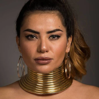 UDDEIN Necklace / Bracelet Sets Gold Color Leather Vintage Statement Maxi Necklace Jewelry Sets Collar African choker necklace
UDDEIN Necklace / Bracelet Sets Gold Color Leather Vintage Statement Maxi Necklace Jewelry Sets Collar African choker necklace