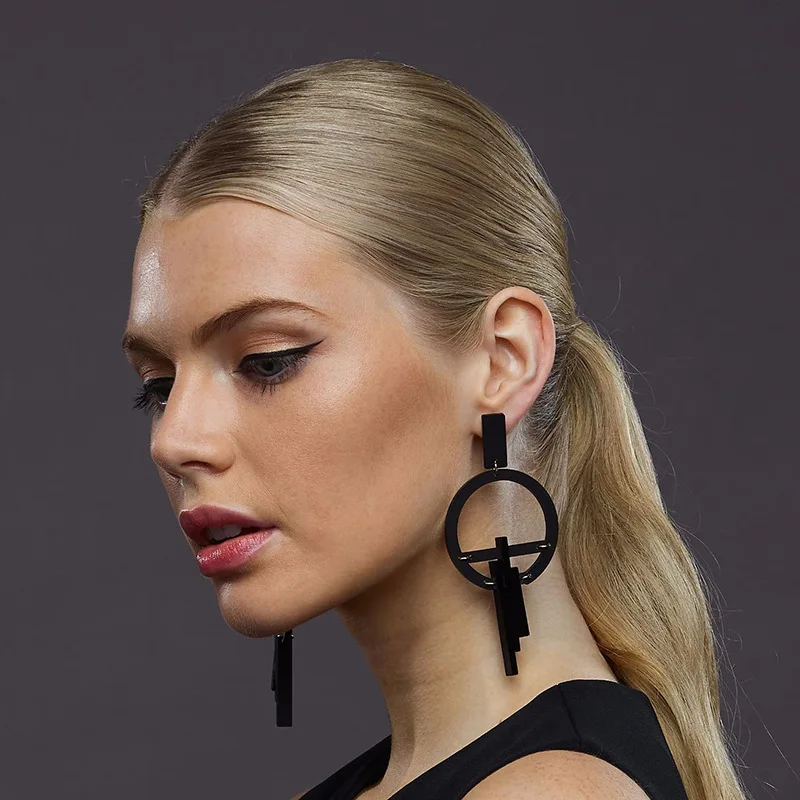 Acrylic Earrings Black Earrings 2019 Fashion Trendy Geometric Round Pink Colorful Stud for African Women Ladies Femme Jewelry
Acrylic Earrings Black Earrings 2019 Fashion Trendy Geometric Round Pink Colorful Stud for African Women Ladies Femme Jewelry