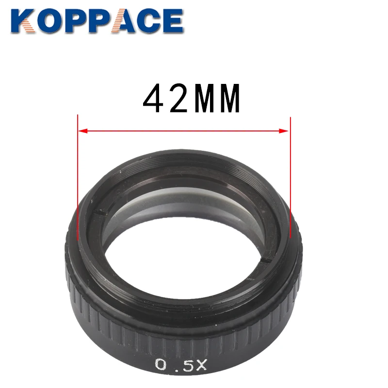 Микроскоп KOPPACE 0 5x с одним цилиндром Вспомогательный объектив 140 мм микроскопа