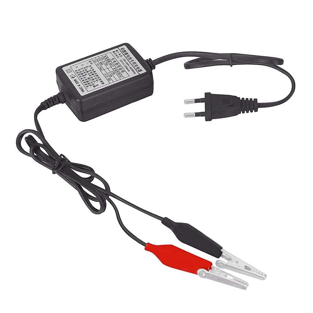 Portable 12V Smart Lead-Acid Battery Charger Automotive Motorcycle Power Charge Adapter EU Plug Black Auto Car Tool
Portable 12V Smart Lead-Acid Battery Charger Automotive Motorcycle Power Charge Adapter EU Plug Black Auto Car Tool
