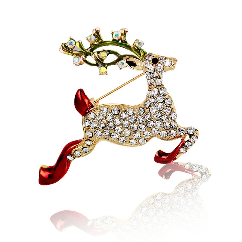 Cute Running Deer Brooches For Women Xmas Gifts New Year Fashion Reindeer Elk Rhinestones Christmas Brooch Broche
Cute Running Deer Brooches For Women Xmas Gifts New Year Fashion Reindeer Elk Rhinestones Christmas Brooch Broche