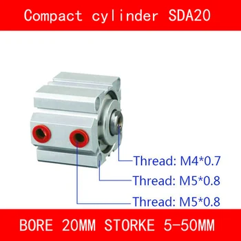 CE ISO SDA20 Cylinder Magnet SDA Series Bore 20mm Stroke 5-50mm Compact Air Cylinders Dual Action Air Pneumatic Cylinder
CE ISO SDA20 Cylinder Magnet SDA Series Bore 20mm Stroke 5-50mm Compact Air Cylinders Dual Action Air Pneumatic Cylinder