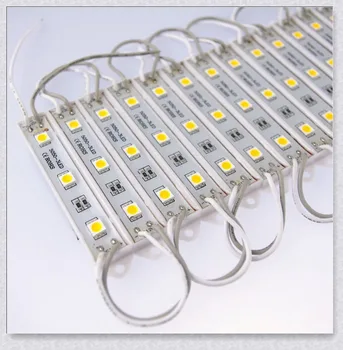 20pcs Waterproof SMD 5050 3 LED Modules White/Warm White/Blue/Green/Red/RGB IP65 Backlighting Led lamps DC12V For Billboard
20pcs Waterproof SMD 5050 3 LED Modules White/Warm White/Blue/Green/Red/RGB IP65 Backlighting Led lamps DC12V For Billboard