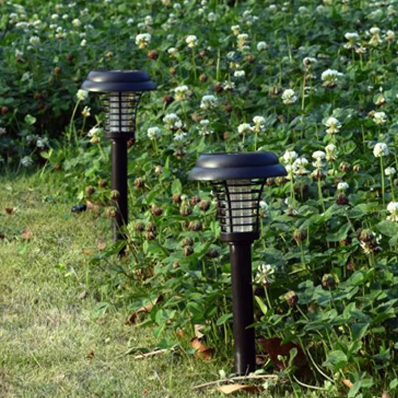 Solar Light Mosquito Killer LED Solar Lamp Waterproof Outdoor Garden Yard Lawn Walkway Lamps Bug Insect Light Black Killing Pest (1)