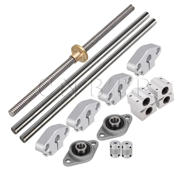CNBTR 200mm Optical Axis & 2mm Lead Rod with Nuts Linear Slide Block & Stepper Coupler Dual Rail Set
CNBTR 200mm Optical Axis & 2mm Lead Rod with Nuts Linear Slide Block & Stepper Coupler Dual Rail Set