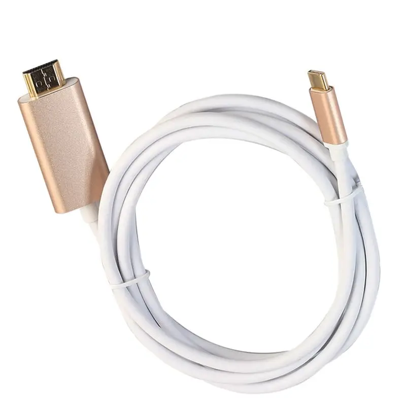 ABHU USB C разрешение Effelon 1 8 M 4K type 3 Male to HDMI кабель для Macbook 12 дюймов/Chromebook/Lumia950 XL и т.