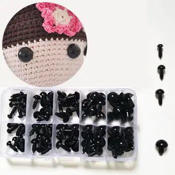 100pcs 6-12mm Black Plastic Crafts Safety Eyes for Teddy Bear Soft Toy Animal Doll Amigurumi DIY Accessories
100pcs 6-12mm Black Plastic Crafts Safety Eyes for Teddy Bear Soft Toy Animal Doll Amigurumi DIY Accessories