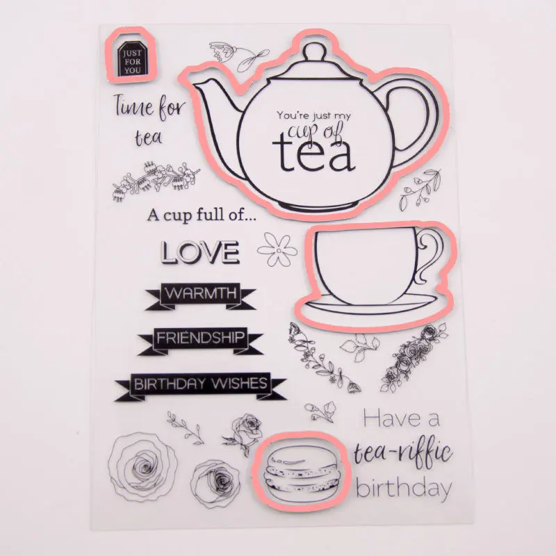 Tea Cup Drinking Transparent Clear Silicone Stamp and Cutting Dies DIY Scrapbooking Photo Album Decorative Card Making
Tea Cup Drinking Transparent Clear Silicone Stamp and Cutting Dies DIY Scrapbooking Photo Album Decorative Card Making