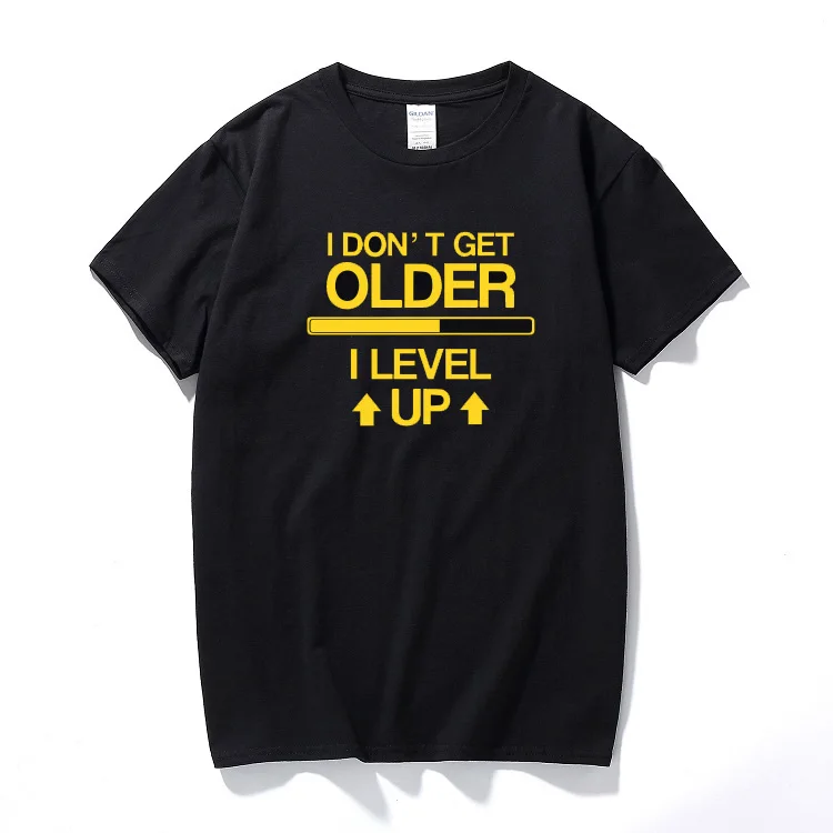 Again I Don't Age, I Level Up Fun Player humor t-shirts Printed Cotton T shirt men short sleeve Summer t-shirts
Again I Don't Age, I Level Up Fun Player humor t-shirts Printed Cotton T shirt men short sleeve Summer t-shirts