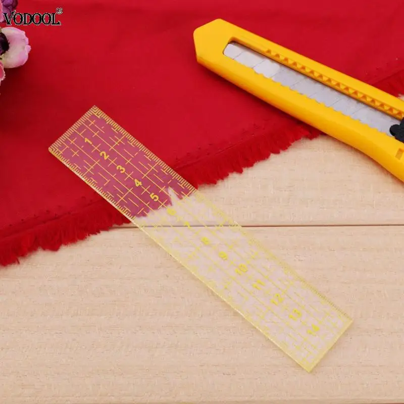 VODOOL DIY Multi-function Straight Ruler 15cm Plastic Home Handmade Patchwork Quilting Sewing Ruler Patchwork Drawing Rulers
VODOOL DIY Multi-function Straight Ruler 15cm Plastic Home Handmade Patchwork Quilting Sewing Ruler Patchwork Drawing Rulers