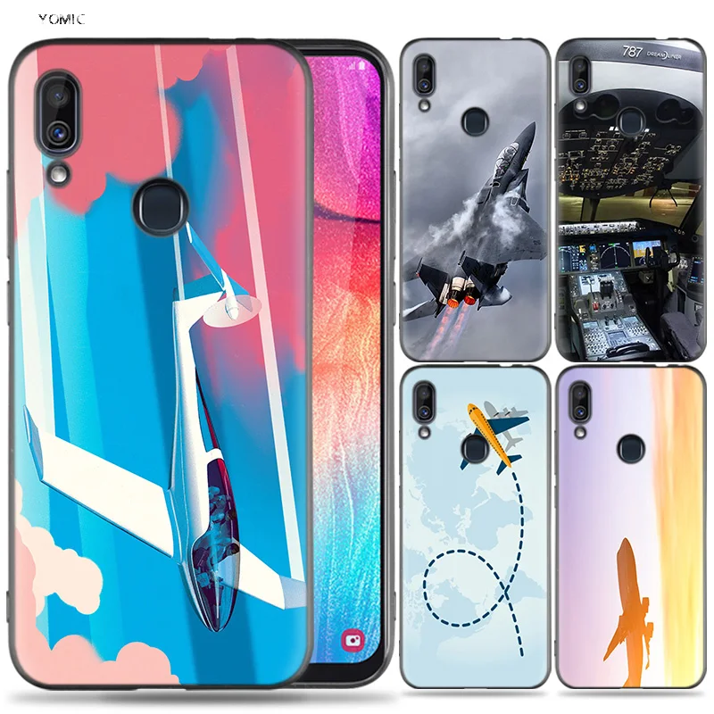 Silicone Case for Samsung Galaxy A30 A50 A10 A20 A60 A40 M10 M20 M30 A6 A8 J4 J6 J8 Plus A7 A9 2018 Aircraft Airplane Fly Travel
Silicone Case for Samsung Galaxy A30 A50 A10 A20 A60 A40 M10 M20 M30 A6 A8 J4 J6 J8 Plus A7 A9 2018 Aircraft Airplane Fly Travel