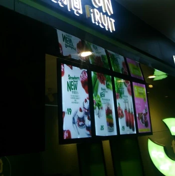 Slim LED Advertising Crystal Acrylic Light Box magnetic menu board frame light box
Slim LED Advertising Crystal Acrylic Light Box magnetic menu board frame light box