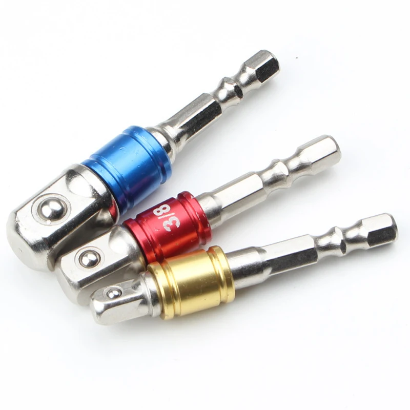 3pcs 1/2"&3/8"&1/4" Socket Adapter Joint Converter Sets Pneumatic CR-V Hex Shank Connecting Rod for Electric Drill Screwdriver
3pcs 1/2"&3/8"&1/4" Socket Adapter Joint Converter Sets Pneumatic CR-V Hex Shank Connecting Rod for Electric Drill Screwdriver