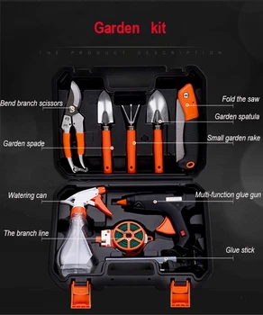 HB GARDEN KIT Tool Set Woodworking Tools Plastic Toolbox Storage Case Hand Tool Set General
HB GARDEN KIT Tool Set Woodworking Tools Plastic Toolbox Storage Case Hand Tool Set General