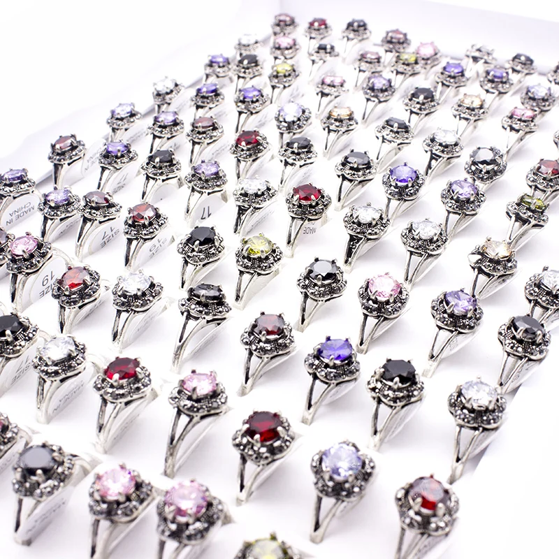 20 Pieces Vintage Style Round Colorful Crystal Rings Wholesale Punk Bohemian Rings for Women Fashion Jewelry
20 Pieces Vintage Style Round Colorful Crystal Rings Wholesale Punk Bohemian Rings for Women Fashion Jewelry
