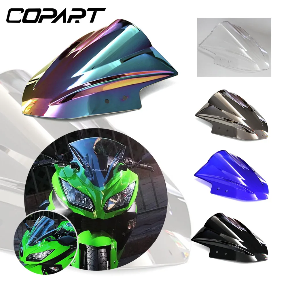 For Ninja 300 EX300 Windscreen Wind Deflector Motorcycle Adjustable Windshield Double Bubble 2013-2016
For Ninja 300 EX300 Windscreen Wind Deflector Motorcycle Adjustable Windshield Double Bubble 2013-2016