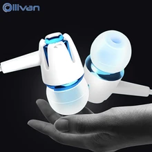 Ollivan In-Ear Earphone For Phone With Mic Earphone Earbuds Stereo Sound Metal Bass Night Light Headset For Xiaomi Redmi Note 5 (China)