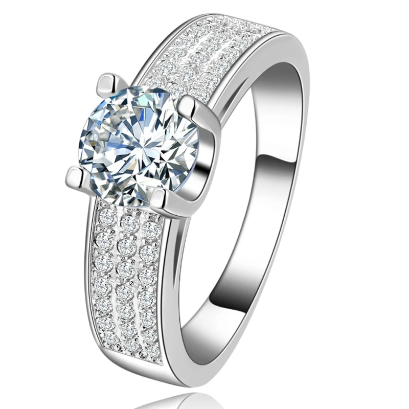 YaYI Fashion Women Jewelry Ring White CZ Silver Color Engagement Rings wedding Rings Party Rings Gift
YaYI Fashion Women Jewelry Ring White CZ Silver Color Engagement Rings wedding Rings Party Rings Gift