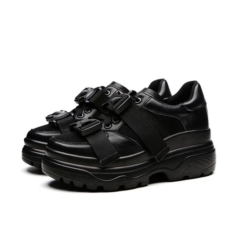 Teahoo Black Mesh Women Sneakers Lace Up Platform S Women Buckle Chunky Sneakers Women Street Style Walking Shoes Woman
Teahoo Black Mesh Women Sneakers Lace Up Platform S Women Buckle Chunky Sneakers Women Street Style Walking Shoes Woman