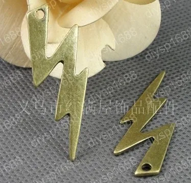 50pcs/lot Zinc alloy bead Antique Bronze Plated 49*19MM lightning shape Charms Pendants Fit Jewelry Making DIY JHA2159
50pcs/lot Zinc alloy bead Antique Bronze Plated 49*19MM lightning shape Charms Pendants Fit Jewelry Making DIY JHA2159