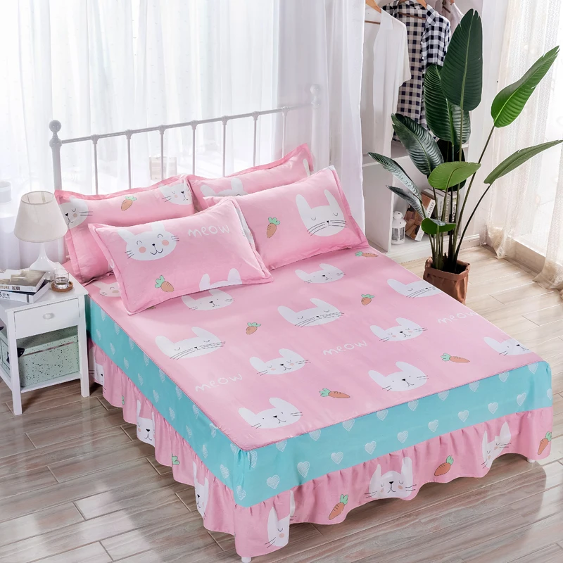 2019 New All cotton Bedspread Fitted Sheet Pillowcases Cotton 2/3pcs Solid Princess children Lace Bedding Bed
2019 New All cotton Bedspread Fitted Sheet Pillowcases Cotton 2/3pcs Solid Princess children Lace Bedding Bed