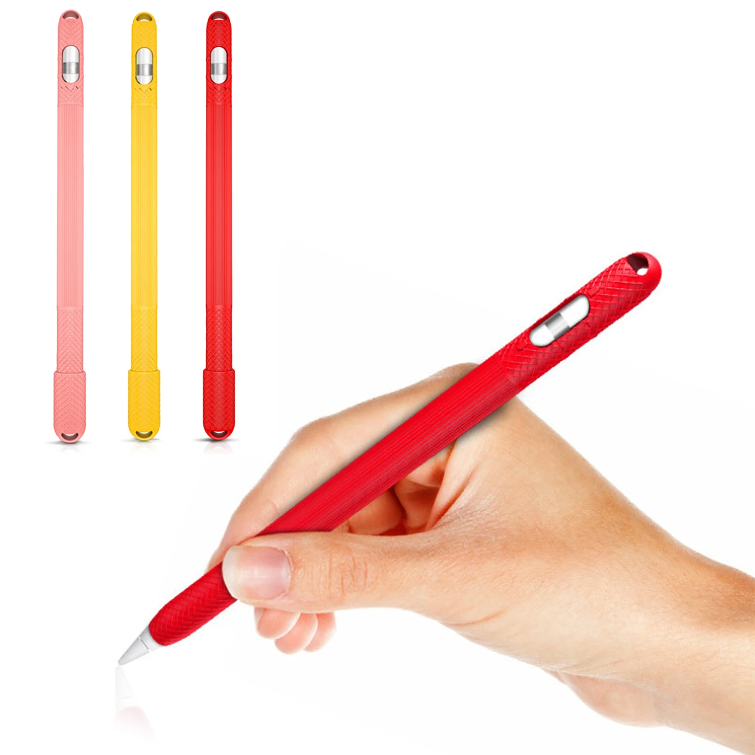 Scratchproof Dustproof Non-slip Silicone Protective Case Cover with Cap for Apple Pencil 1st Generation Stylus Pen Accessories
Scratchproof Dustproof Non-slip Silicone Protective Case Cover with Cap for Apple Pencil 1st Generation Stylus Pen Accessories