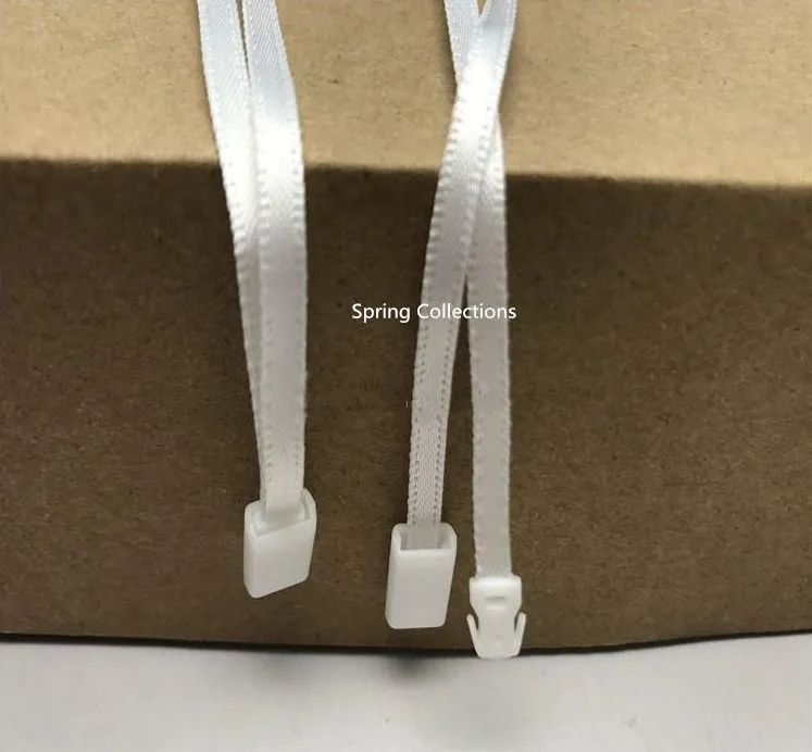 100pcs white/black Silk Ribbon Tag Seal Garment Tags Hang String plastic Snap Lock Pin Loop Fastener Hook Ties Accessories
100pcs white/black Silk Ribbon Tag Seal Garment Tags Hang String plastic Snap Lock Pin Loop Fastener Hook Ties Accessories