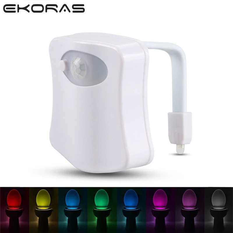 LED Toilet Light PIR Motion Sensor Night Lamp 8 Colors Waterproof Backlight For Toilet Bowl LED Luminaria Lamp WC Toilet Light
LED Toilet Light PIR Motion Sensor Night Lamp 8 Colors Waterproof Backlight For Toilet Bowl LED Luminaria Lamp WC Toilet Light
