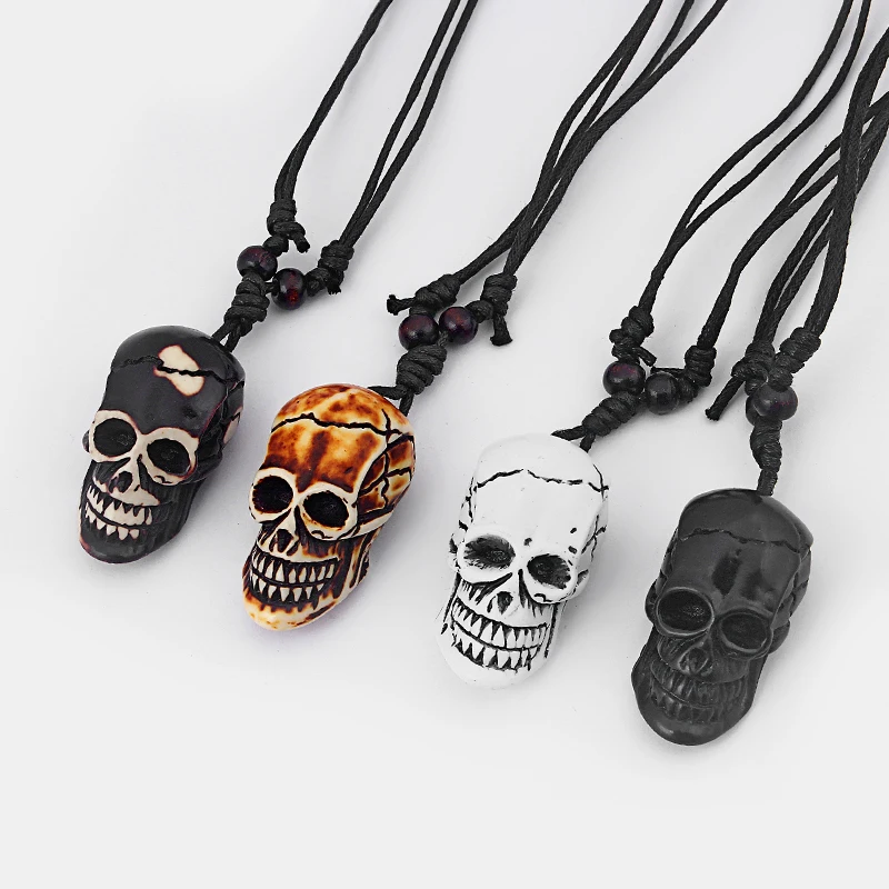 1pcs Faux Yak Bone Halloween Gothic Resin 3D Men's Skull Brown Head Pendant Necklace Adjustable
1pcs Faux Yak Bone Halloween Gothic Resin 3D Men's Skull Brown Head Pendant Necklace Adjustable