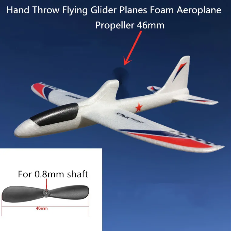 46mm 0.8mm 4.6cm Props Propeller Blade For DIY Kids Toys Hand Throw Flying Glider Planes Foam Aeroplane Model Spare Parts
46mm 0.8mm 4.6cm Props Propeller Blade For DIY Kids Toys Hand Throw Flying Glider Planes Foam Aeroplane Model Spare Parts