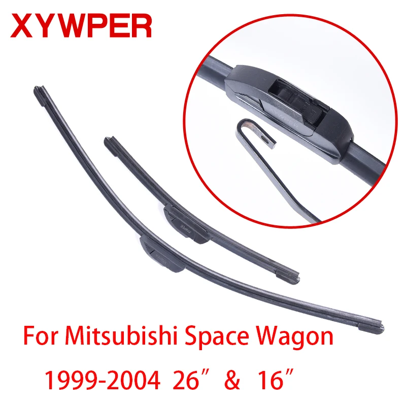 XYWPER Windshield Wiper Blades for Mitsubishi Space Wagon 1999-2004 26"&16" Car Accessories Soft Rubber car windscreen wipers
XYWPER Windshield Wiper Blades for Mitsubishi Space Wagon 1999-2004 26"&16" Car Accessories Soft Rubber car windscreen wipers