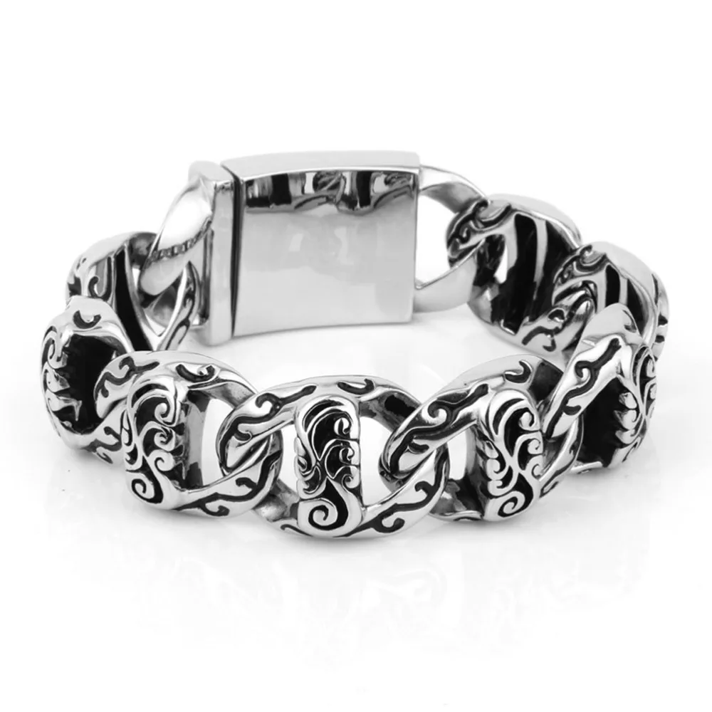 Top Quality Stainless Steel BikerJewelry Hand Accessories for MenTitanium Steel Motorcycle Chain Bracelet Punk Bracelet
Top Quality Stainless Steel BikerJewelry Hand Accessories for MenTitanium Steel Motorcycle Chain Bracelet Punk Bracelet