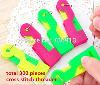 High Quality Cross Stitch Threader 1 Lot=300 Pieces Tool Factory Direct Sale Embroidery Tool
High Quality Cross Stitch Threader 1 Lot=300 Pieces Tool Factory Direct Sale Embroidery Tool