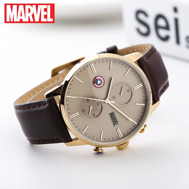 Disney official Marvel Avengers captain america shell men quartz Watches Leather steel calendar Luxury M-9033 Relogio Masculino
Disney official Marvel Avengers captain america shell men quartz Watches Leather steel calendar Luxury M-9033 Relogio Masculino