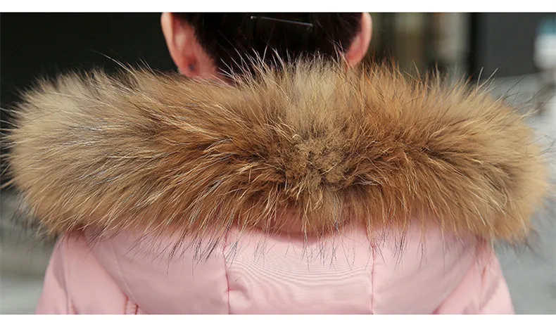 Woman Jacket Winter Parka Pink Coats Padded Long Winter Coat Women Hooded Long Jackets 2018 Korean Ladies Clothing LZ985 (5)